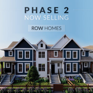 Now selling Row Homes